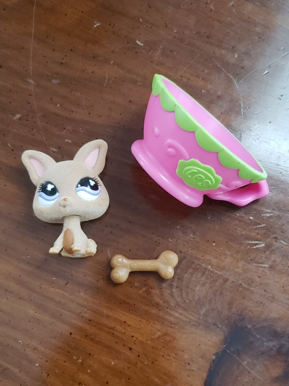 LPS Chihuahua #461 with Teacup Portable Pet